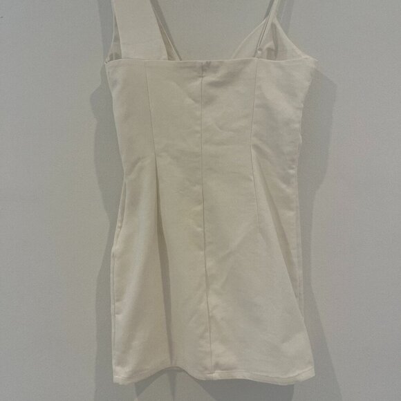 Revolve Superdown Eleanor Mini White Dress Size Small - Picture 7 of 8